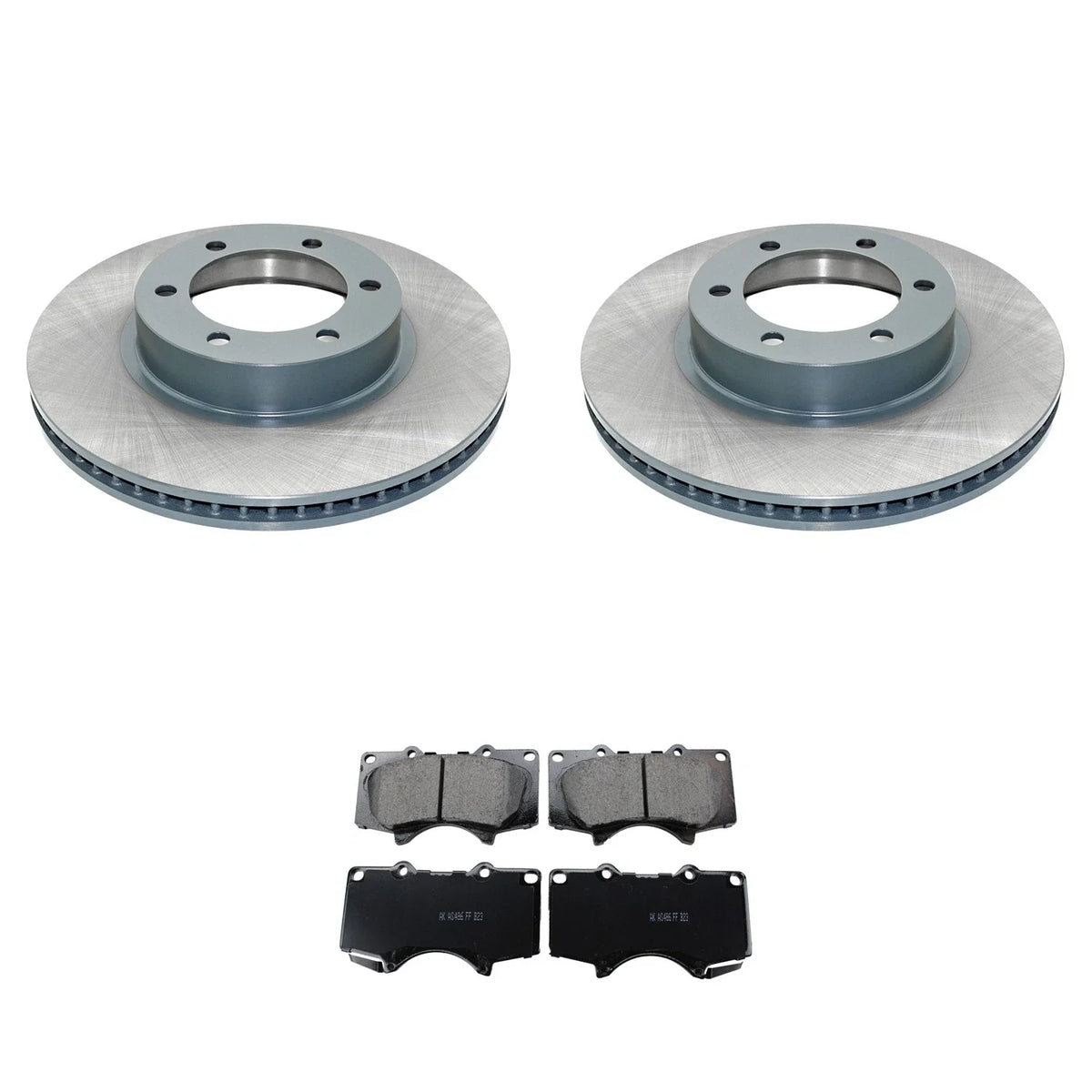 Front Rotors & Akebono ProACT Ceramic Brake Pads Kit for 4Runner GX470 (2003–2009)