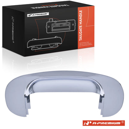 Chrome Tailgate Handle Bezel for Dodge Ram 1500 2002–2008, Ram 2500 2002–2009, 55276237AACCHBEZ, 93506