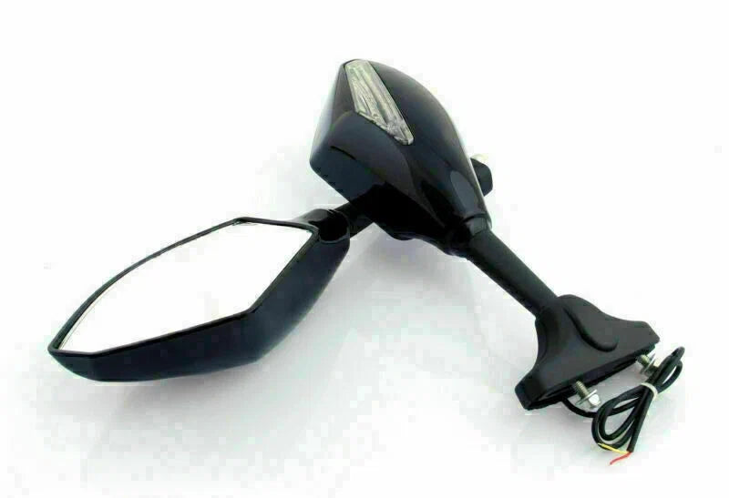 Universal MotoTurn Signal Mirrors for Honda Kawasaki Suzuki Yamaha (T9)