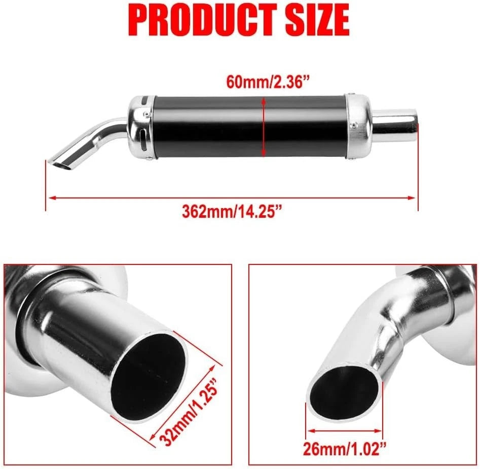 1.25" Aluminum Motorcycle Racing Exhaust Muffler Silencer for Motorcycle