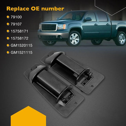 Pair Rear Outside Door Handle for Chevy Silverado GMC Sierra (1999–2007)