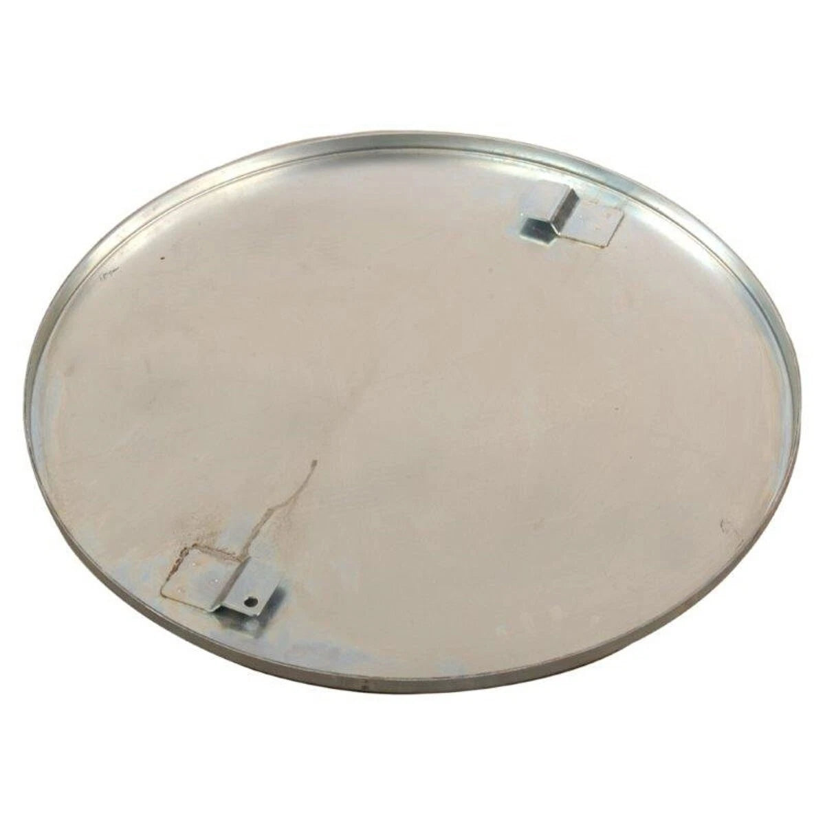BT Galvanized Float Pan with 4 Brackets for 24" Walk Behind Trowel