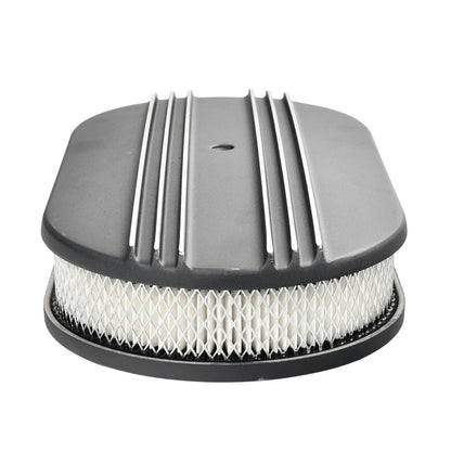 15" Aluminum Oval Air Cleaner Assembly for SBC Chevy Ford
