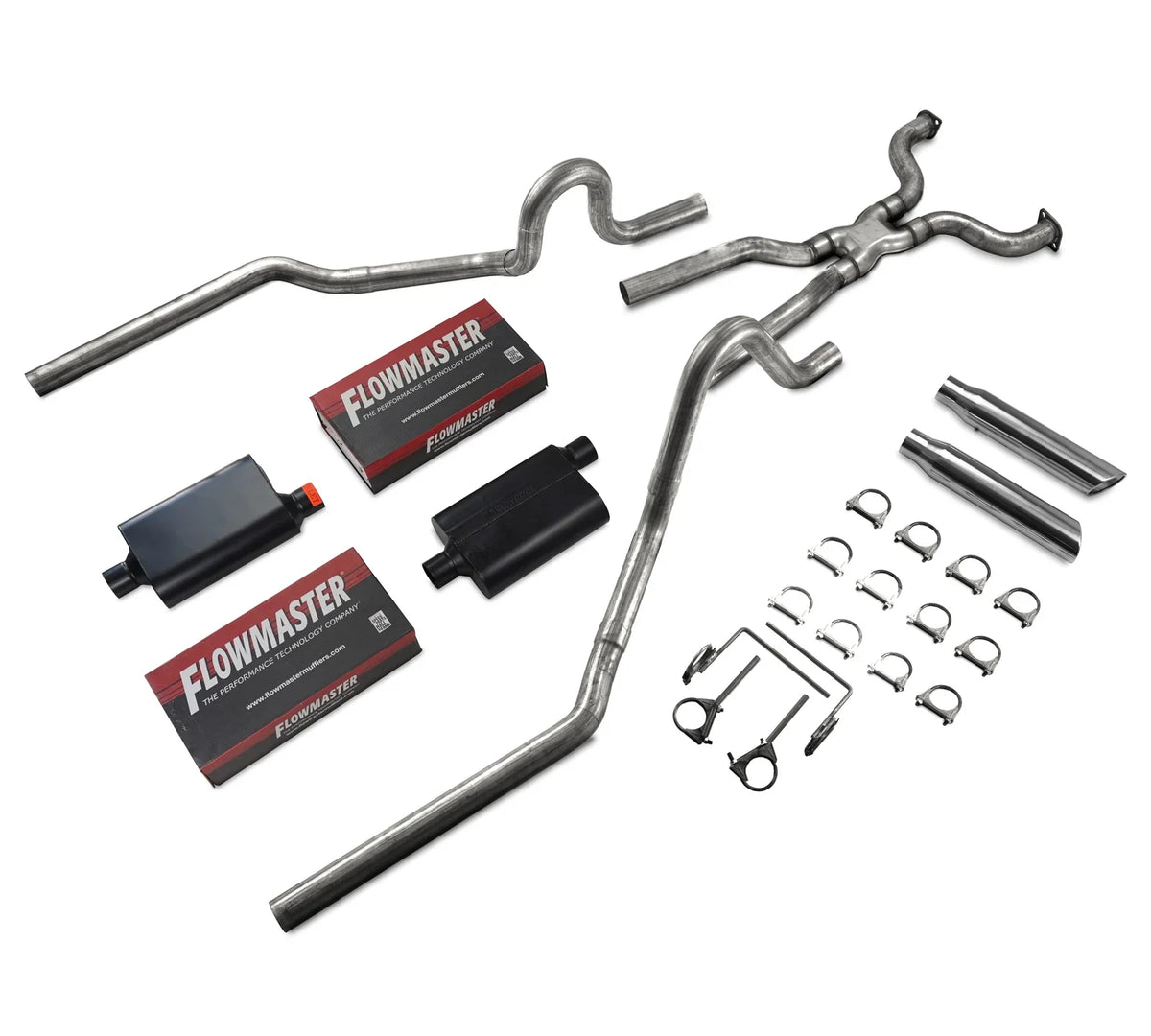 Flowmaster 50 Series Dual Exhaust for Ford Crown Victoria P71 (2004–2011)