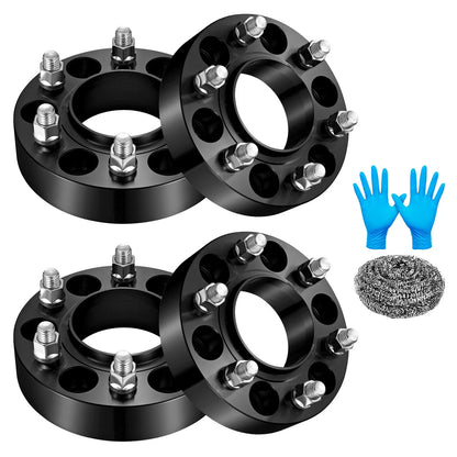 Set of 4 Black Wheel Spacers for Ford F150 Expedition Lincoln Navigator (2004–2023)