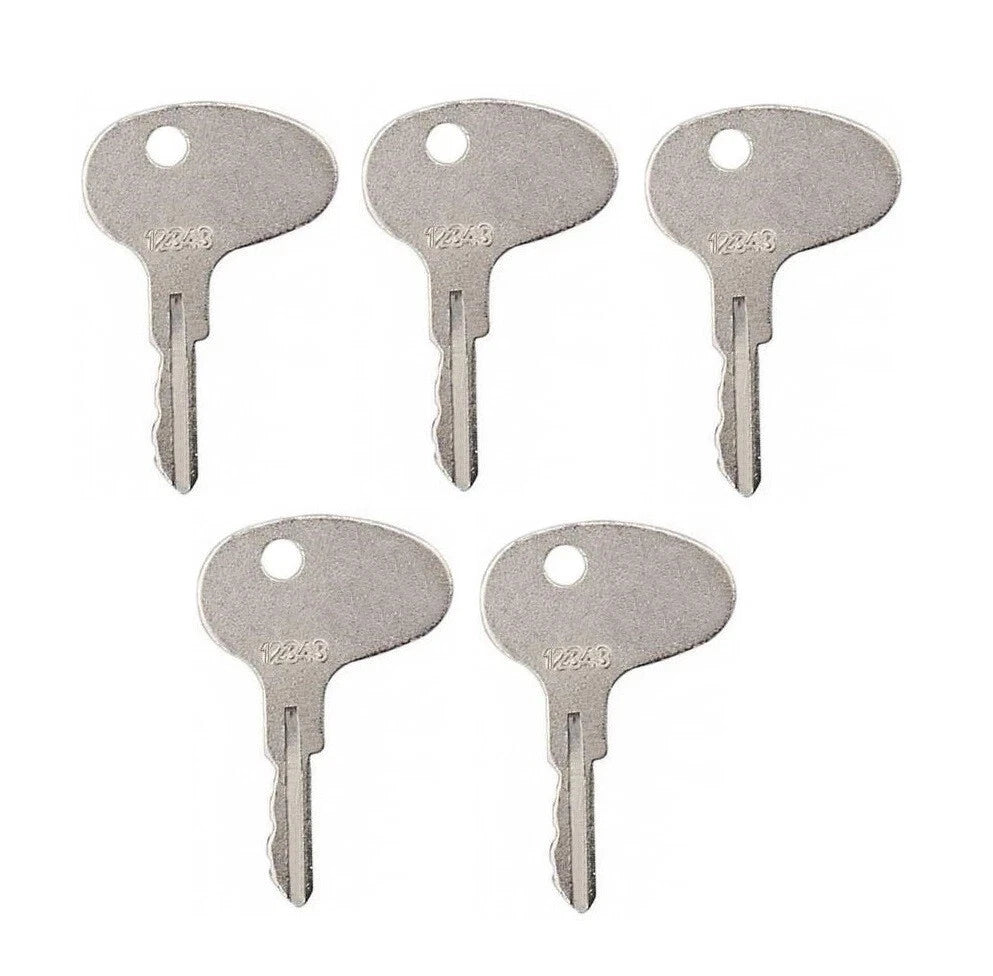 Set of 5 Ignition Keys for Caterpillar Forklift