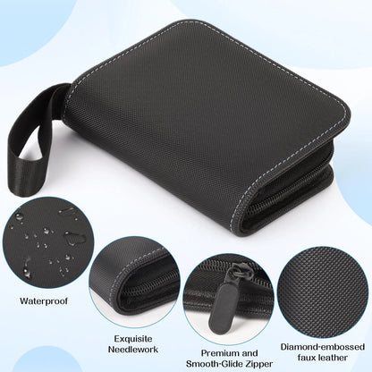 Pocket Card Binder for Collectible Trading Albums (Single Small, Black)