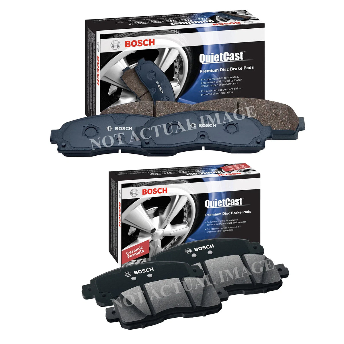 Bosch QuietCast Brake Pads Kit for Chevy Malibu L4 FWD (2013–2015)
