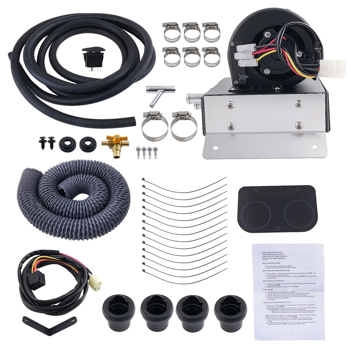 Cab Heater Kit with Defrost for Polaris RZR 900 (2015–2020) SSHK126-00 SSHK12600