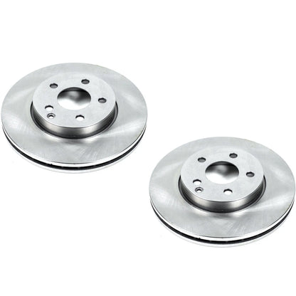 Set of 2 Powerstop Brake Discs for Mercedes-Benz E320 E350 (2003–2009)