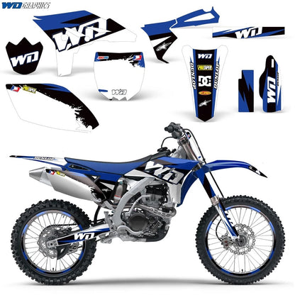 Graphic Sticker Decal for Yamaha YZ250F (2010–2013) WD Blue
