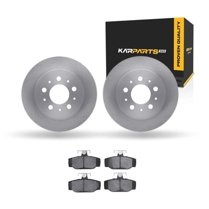 Brake Rotor Set Rear for Volvo 960 (1992–1994) ALX-PAU-DF-6512-27154-CLA3