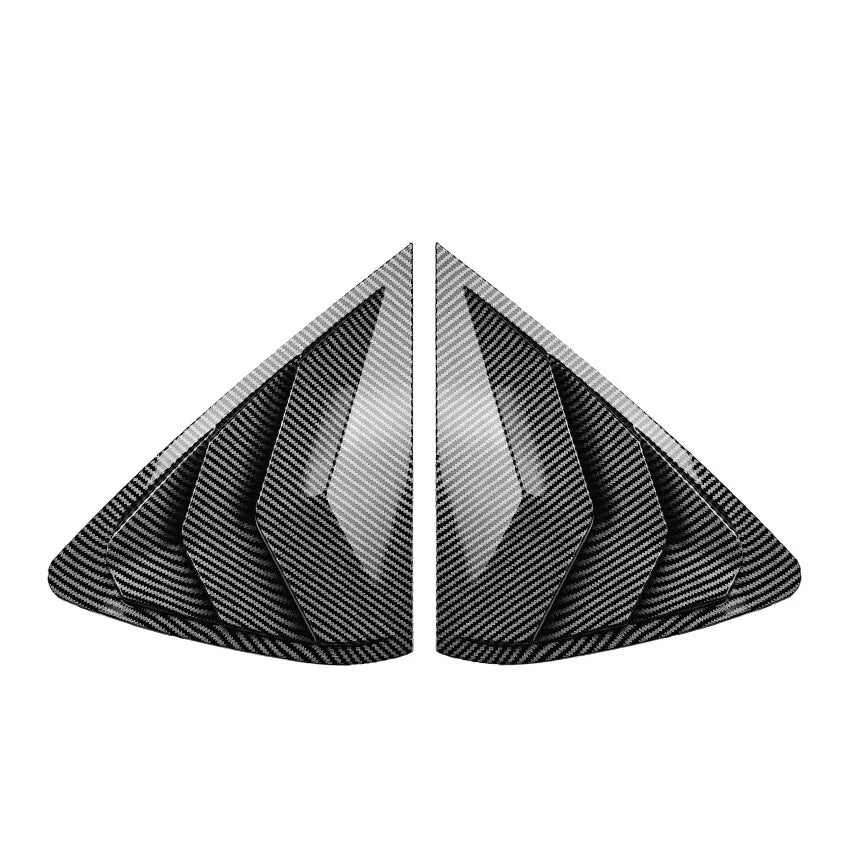 Rear Window Louver Shutter Cover for BMW X6 F16 (2015–2019) Carbon Fiber Look