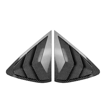 Rear Window Louver Shutter Cover for BMW X6 F16 (2015–2019) Carbon Fiber Look