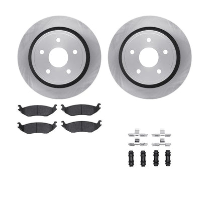 Brake Set with Pads for Ram 1500 Classic (2019–2024) ALX-PAU-DF-6212-40429-CLA6