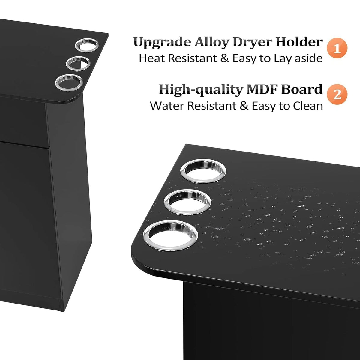 Storage Cabinet for Beauty Salon Spa Equipment (Hair Styling Station)