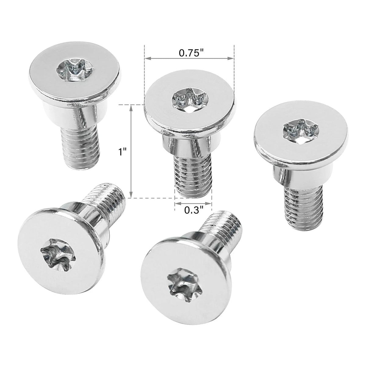 10PCS Front Brake Rotor Bolts for Harley Electra Street Road Glide (2014–Present)