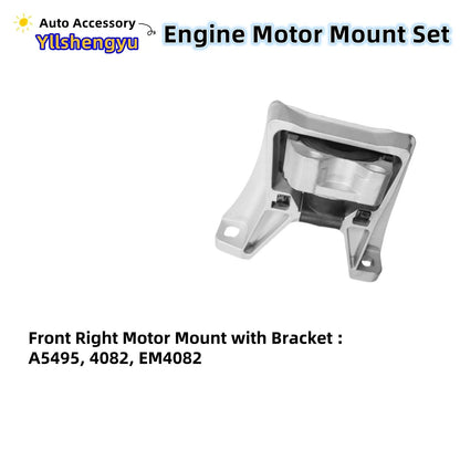 Engine Motor Transmission Mount Kit for Ford Transit Connect & Focus (2010–2013)