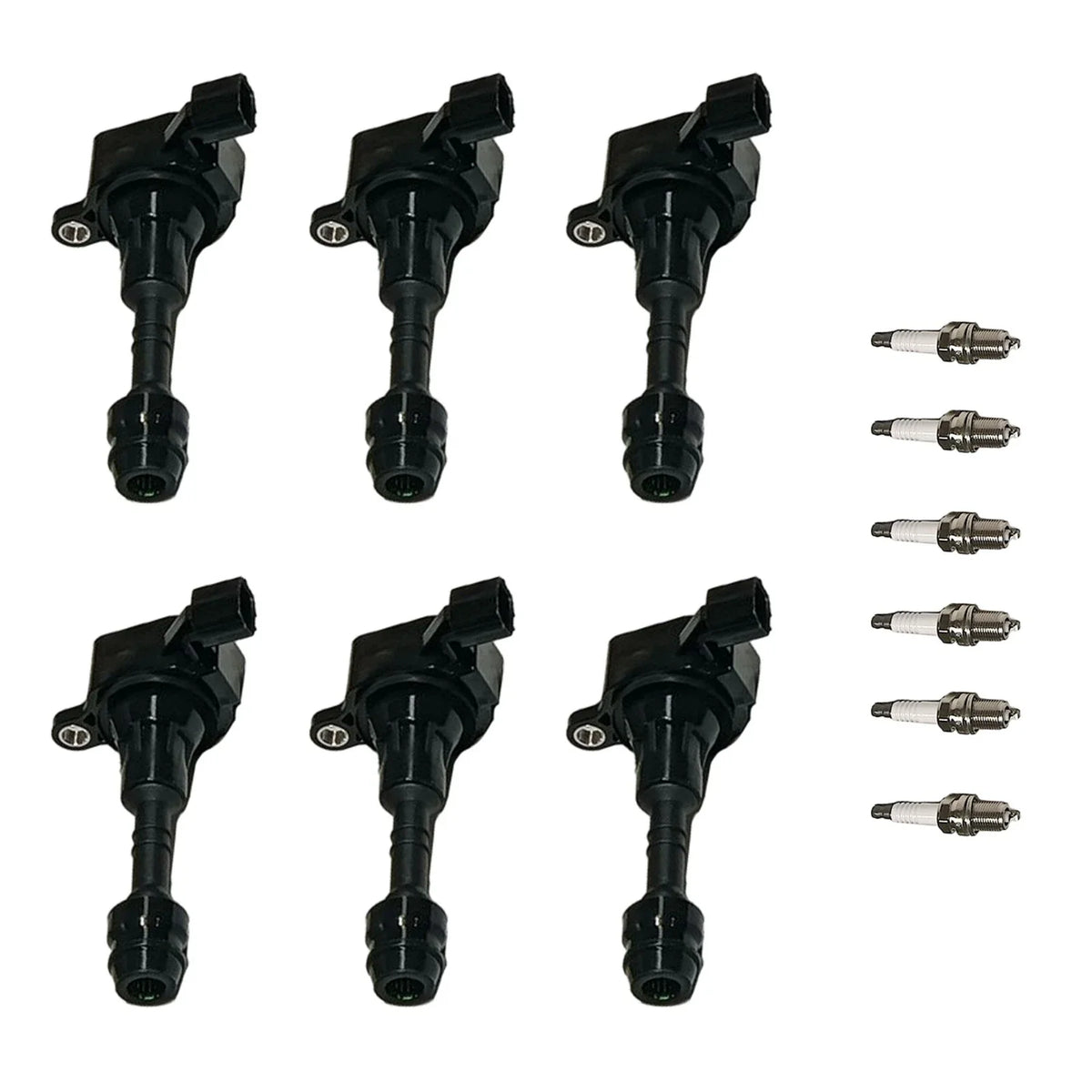6X Ignition Coil & Spark Plug for Nissan Altima Maxima Quest Murano 3.5 (2002–2019) UF349