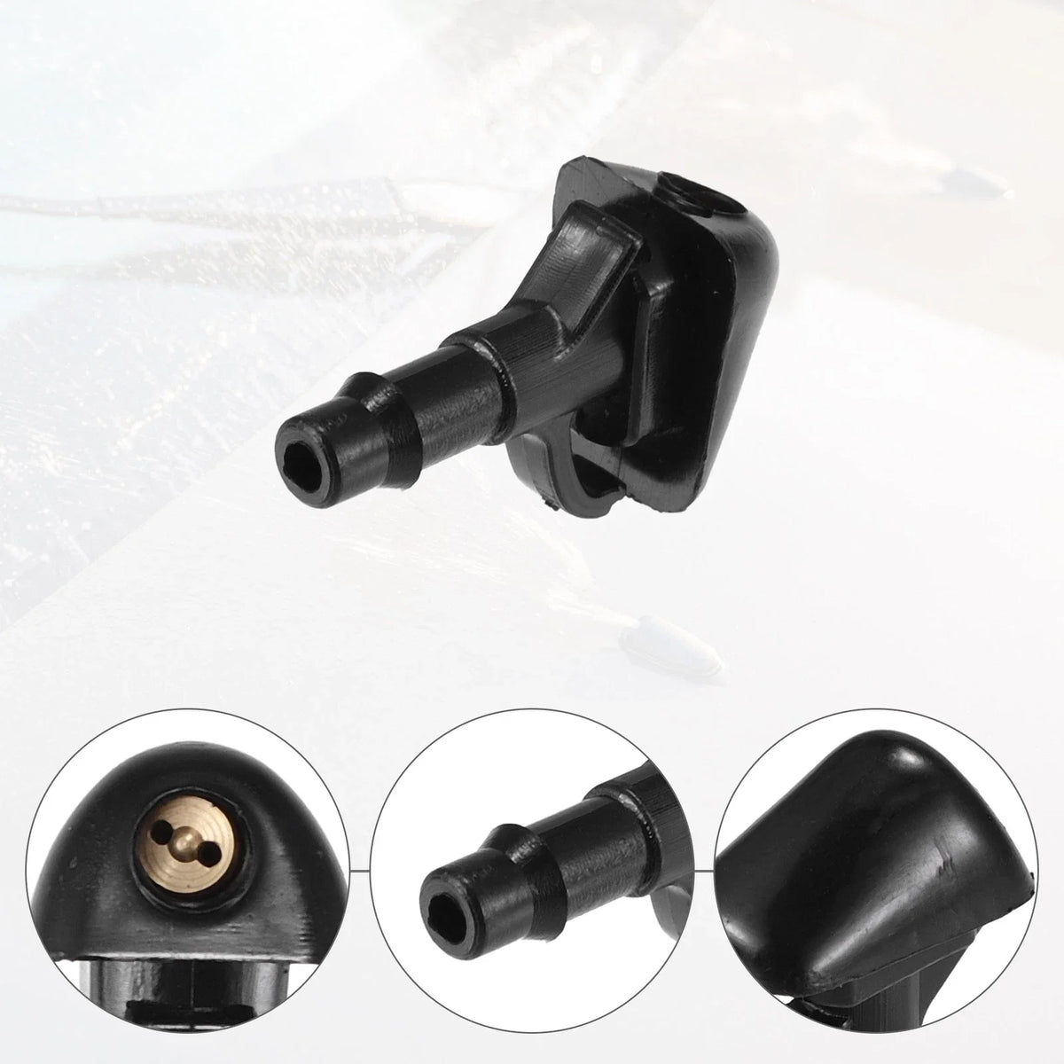 Set of 4 Windshield Wiper Washer Nozzle Spray Jets for Nissan Frontier 