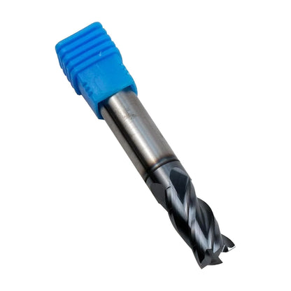 Set of 6 HRC55 Carbide Square End Mills 1/2 to 5/16 Inch CNC