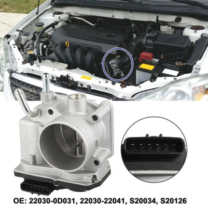 Throttle Body Assembly for Toyota Matrix Corolla (2005–2008) 22030-0D031 22030-22041