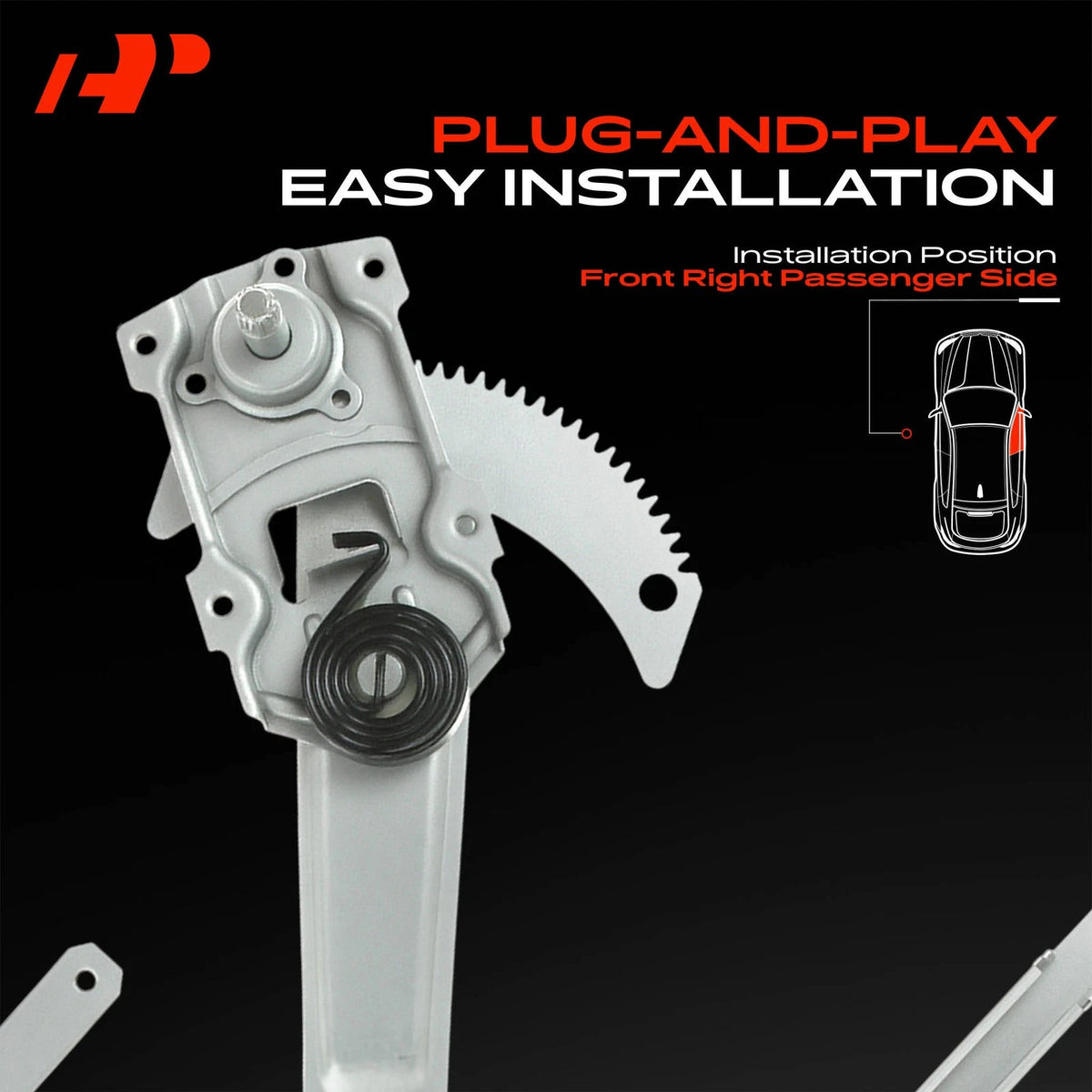 Front Driver Left Side Manual Window Regulator for Toyota Tacoma (2005–2014) 6982004090, 12030214, 749-864