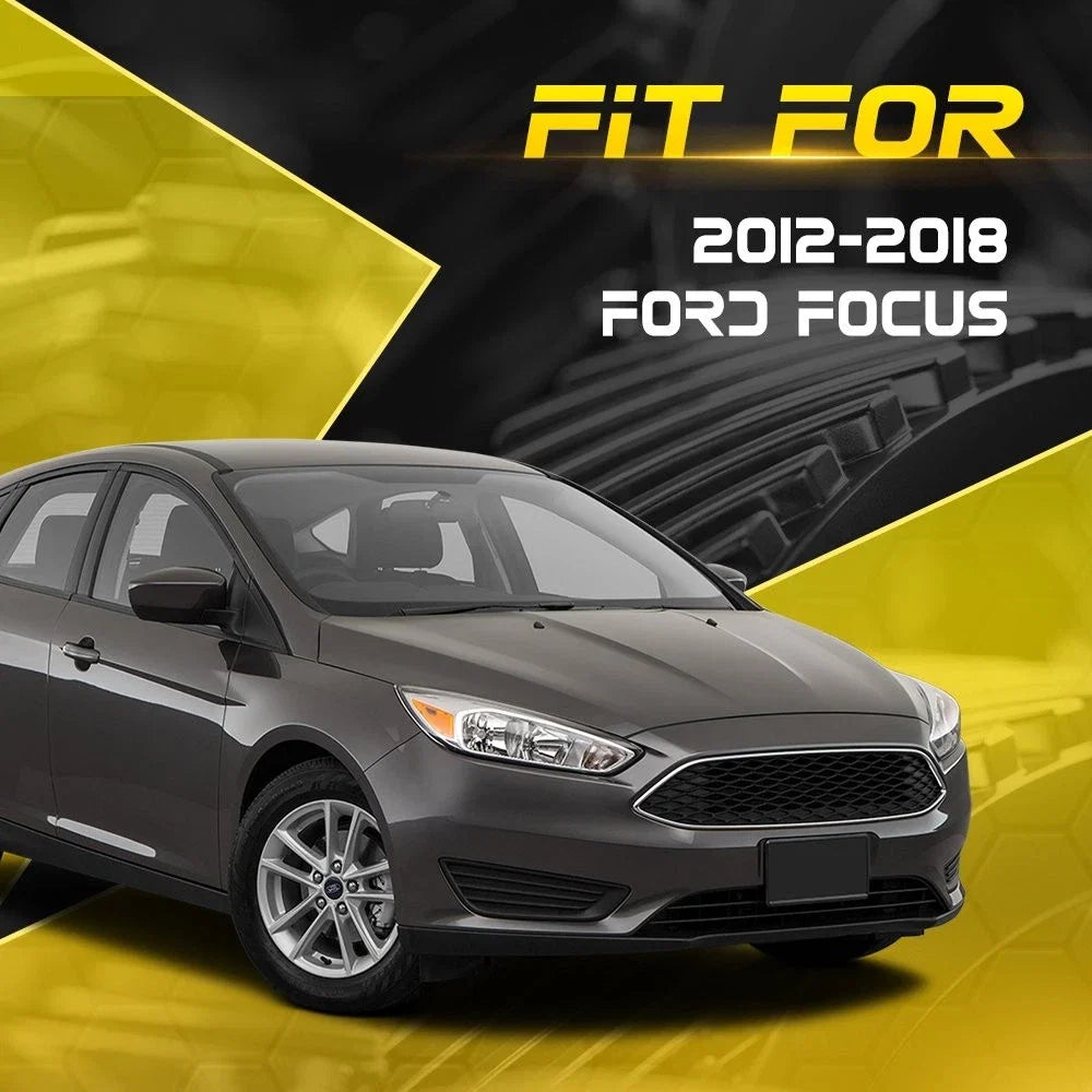 Set of 2 Front Door Weatherstrip Rubber Seal for Ford Focus (2012–2018)