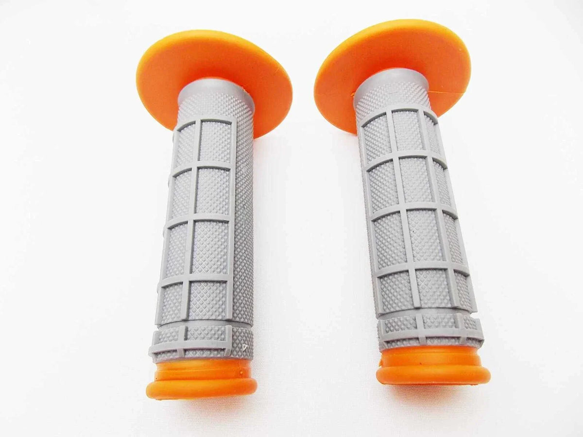Orange Grey Forseti Hand Grip Set for Honda CR250