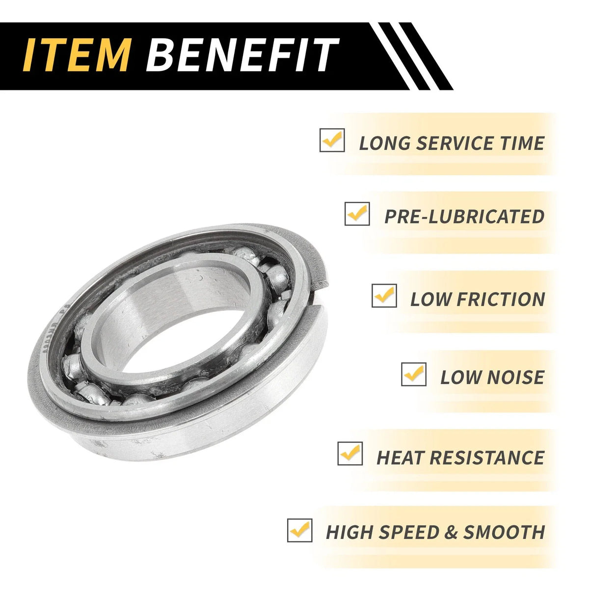 6903NR Deep Groove Ball Bearing for Scooter Skateboard (P5, 17x30x7mm)