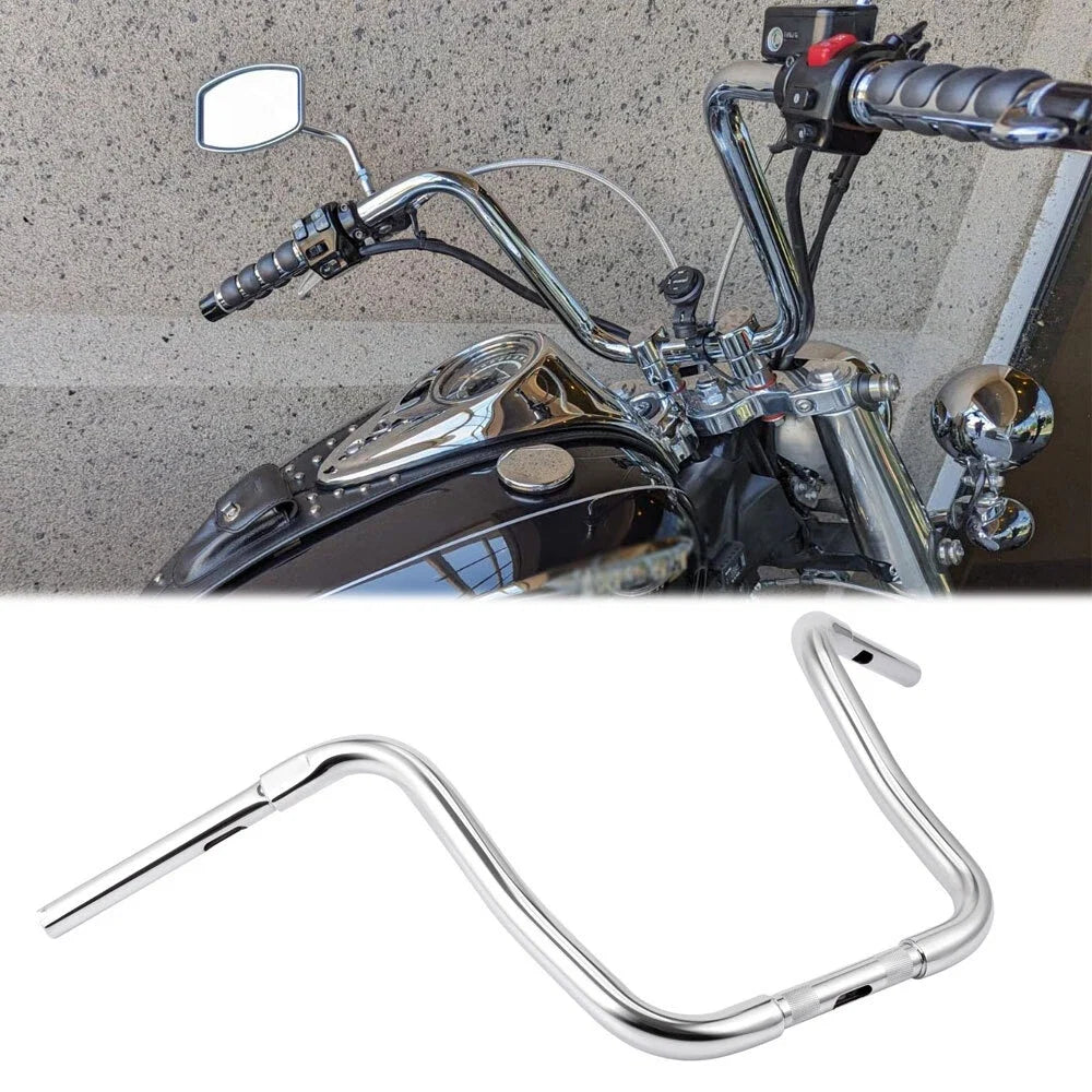 1-1/4" Ape Hanger Handlebars for Harley FLST FXST XL 883 1200 (1991–2023)