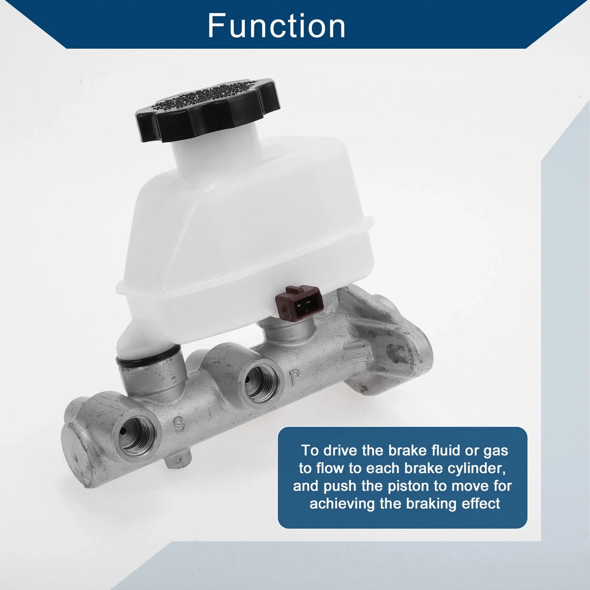 Brake Master Cylinder with Reservoir No. 5851025000 for Hyundai Accent (2000–2005)