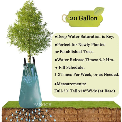 20 Gallon Tree Watering Bag for Drip Irrigation (1 Pack)