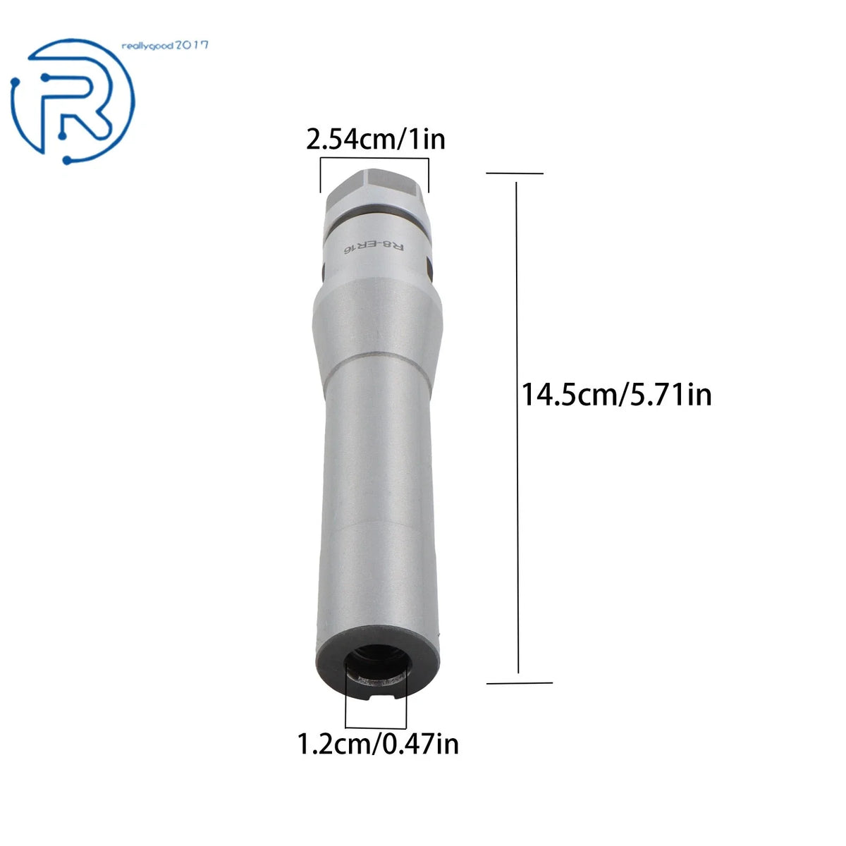 Collet Chuck Tool Holder for Precision R8 ER16 Milling Machine (7/16 Inch)