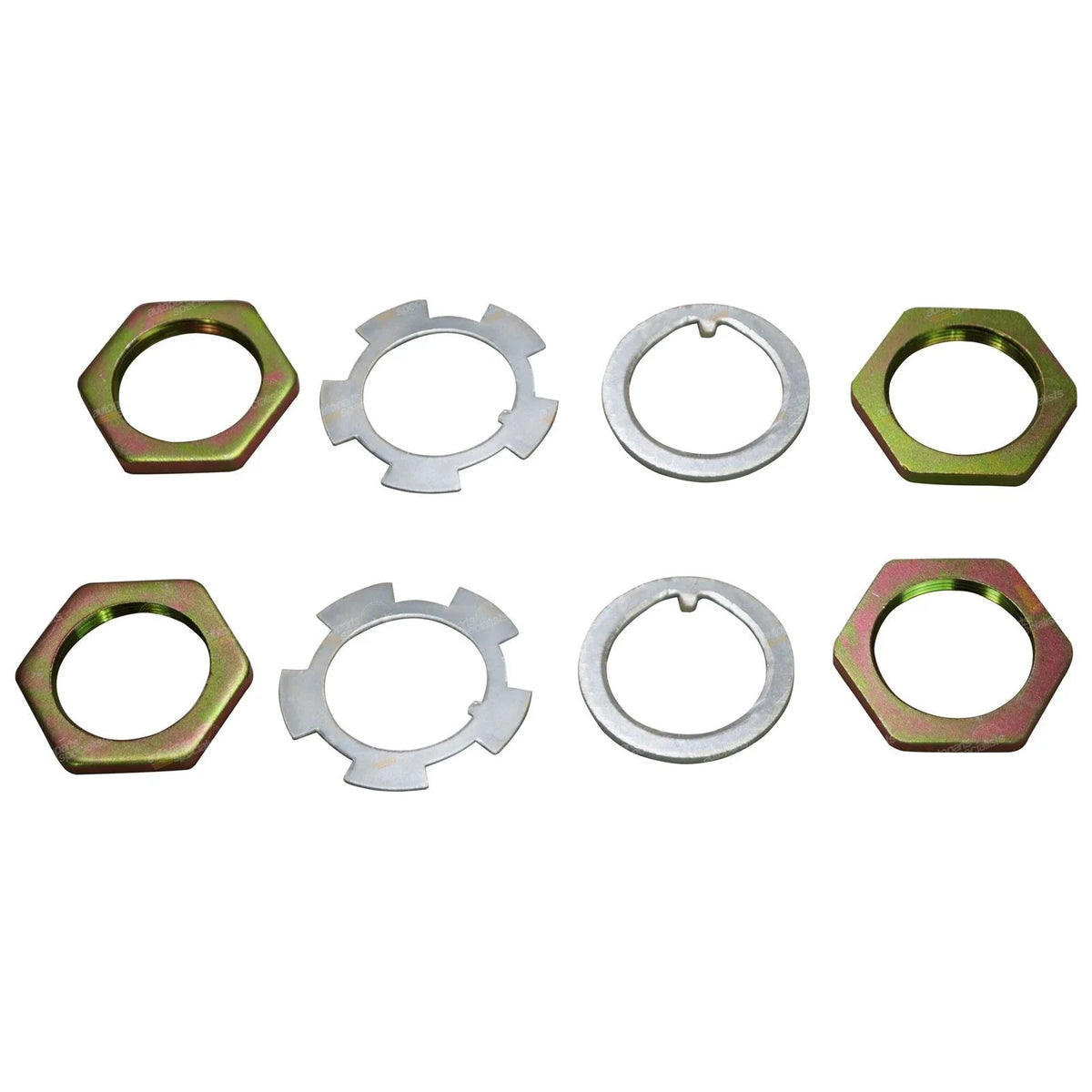 2 x Front Hub Axle Nut Kits for Landcruiser FJ40 FJ55 HJ45