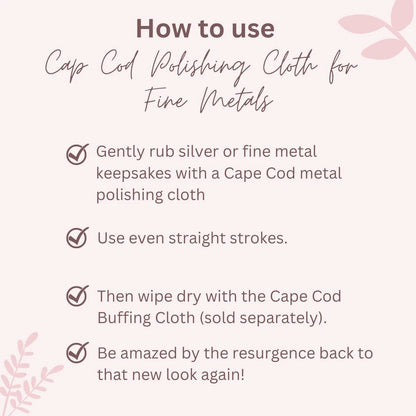 Polishing Cloths for Fine Metals (Jewelry Cleaner, Tarnish Remover)