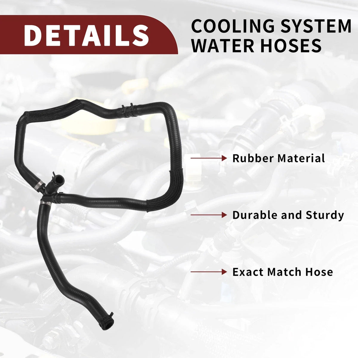 Heater Hose for Ford Fusion, Lincoln MKZ (2013–2016) No.DG9Z18472V