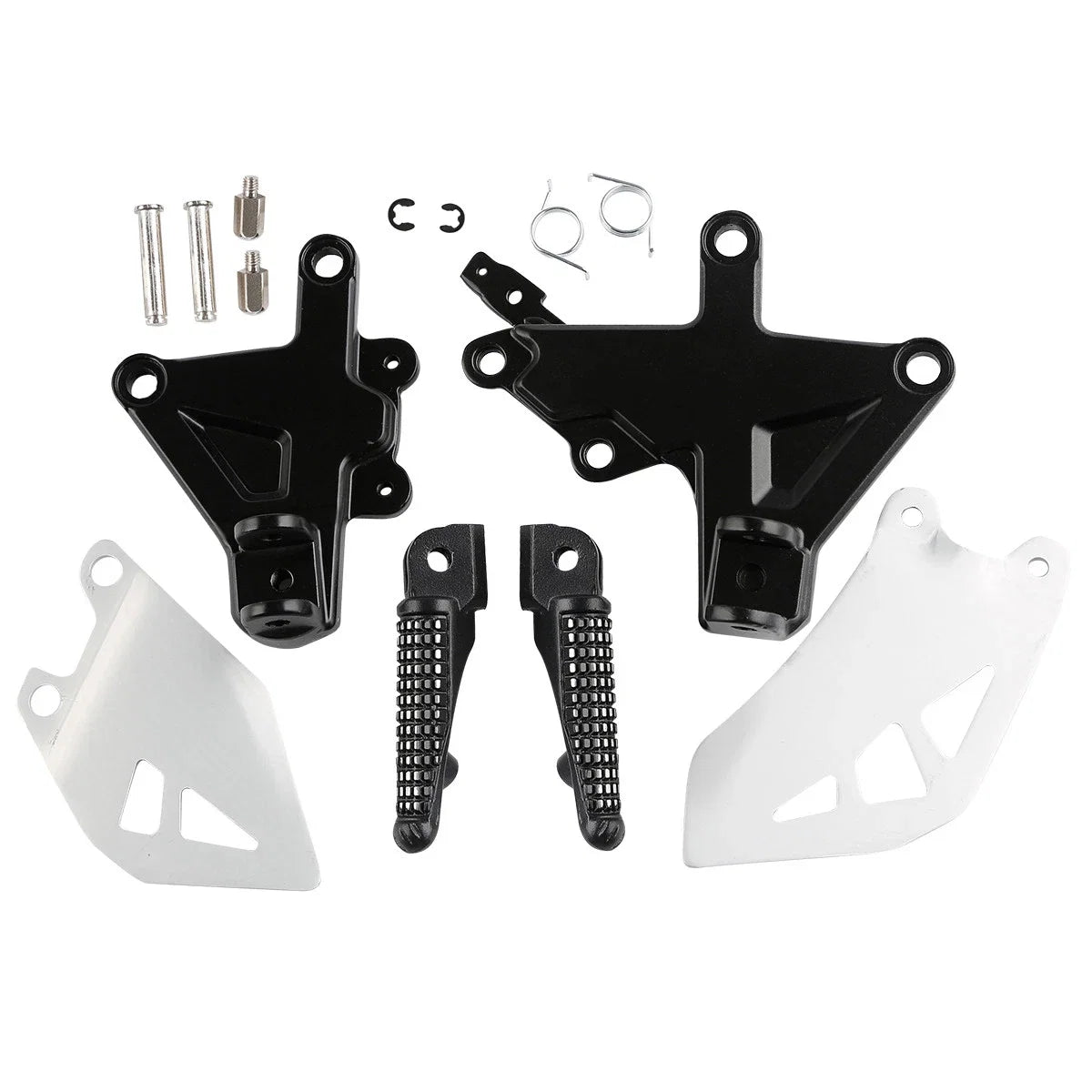 Front Rider Footpegs Footrests Brackets for Kawasaki Ninja ZX10R (2011–2020)