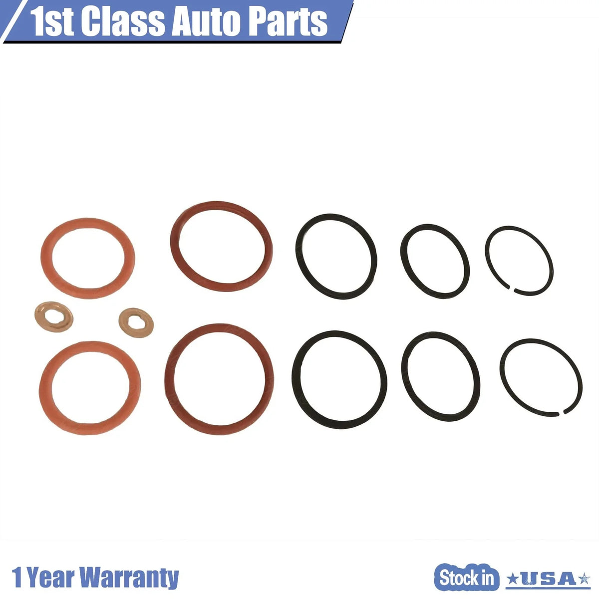 Set of 4 Fuel Injector O-Ring Kit for Ford F350 Super Duty (1999–2003)