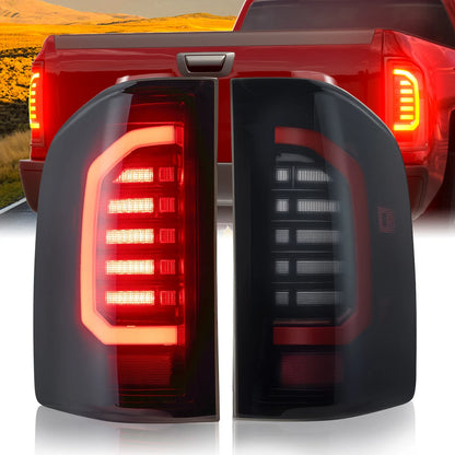 Smoked LED Tail Lights Brake Lamps for 2007–2013 Chevy Silverado 1500/2500