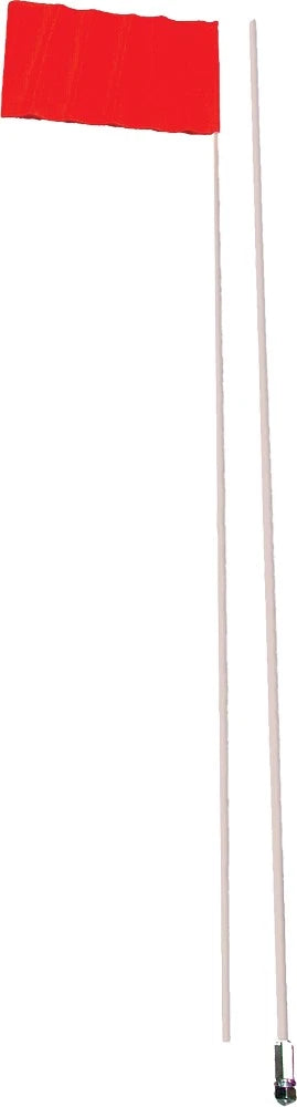 2 Piece Fiber Safety Flag for (#6B)