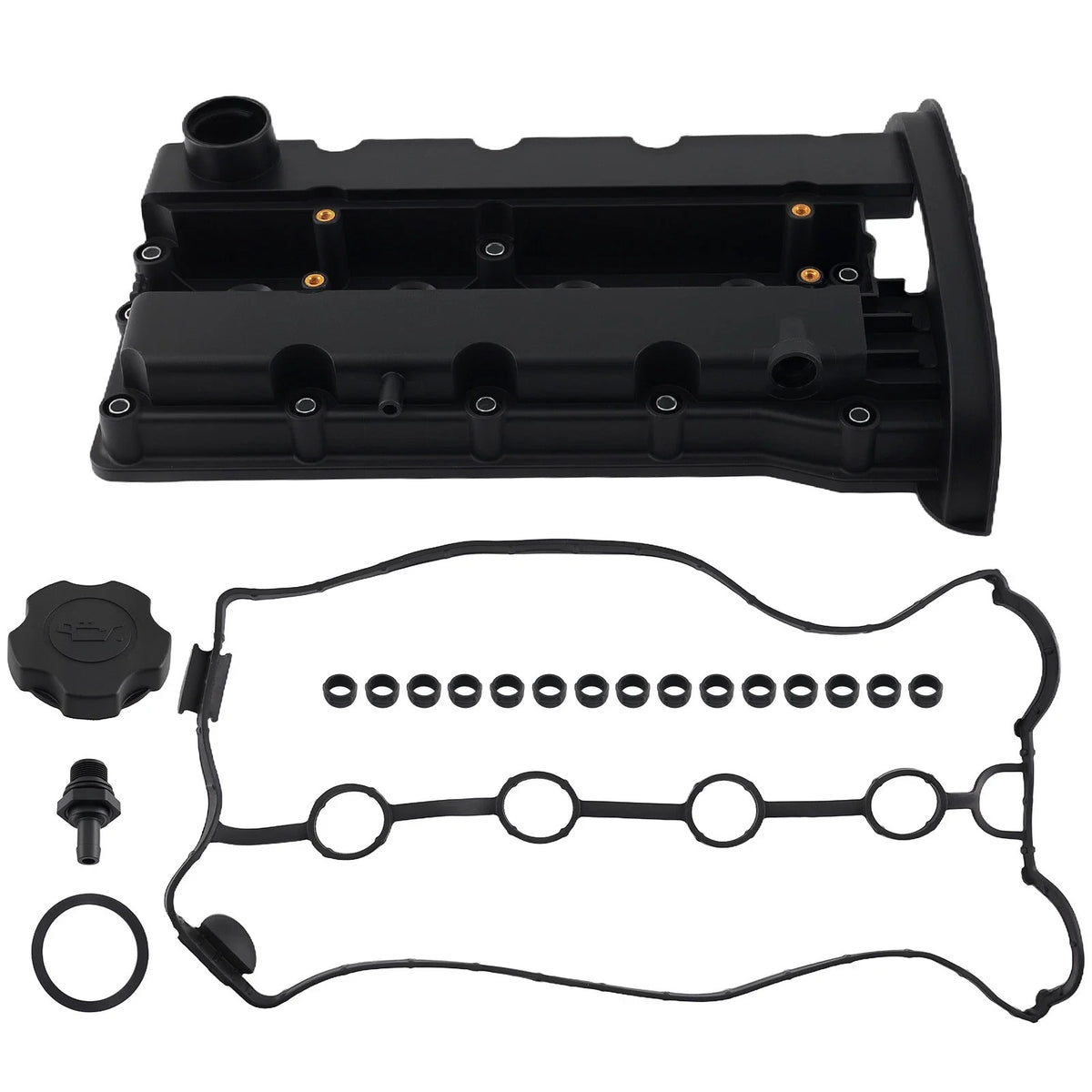 Engine Valve Cover for Chevrolet Aveo 1.6L (2008–2017) 25192208i, Oil Cap