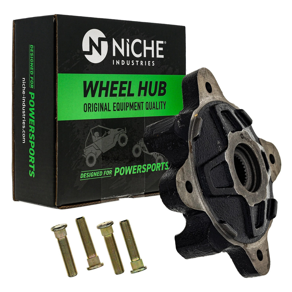 Set of 2 Front Wheel Hub Kit for Polaris Ranger 700 6X6 (2009) 5137127-067, MK1013421