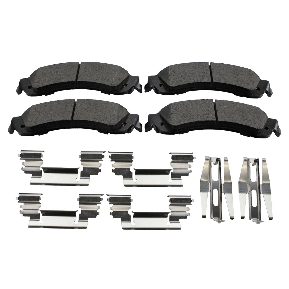 Set of 4 Akebono ProACT Rear Disc Brake Pads for GMC Yukon, Chevy Tahoe, Avalanche 1500 (2000–2014)
