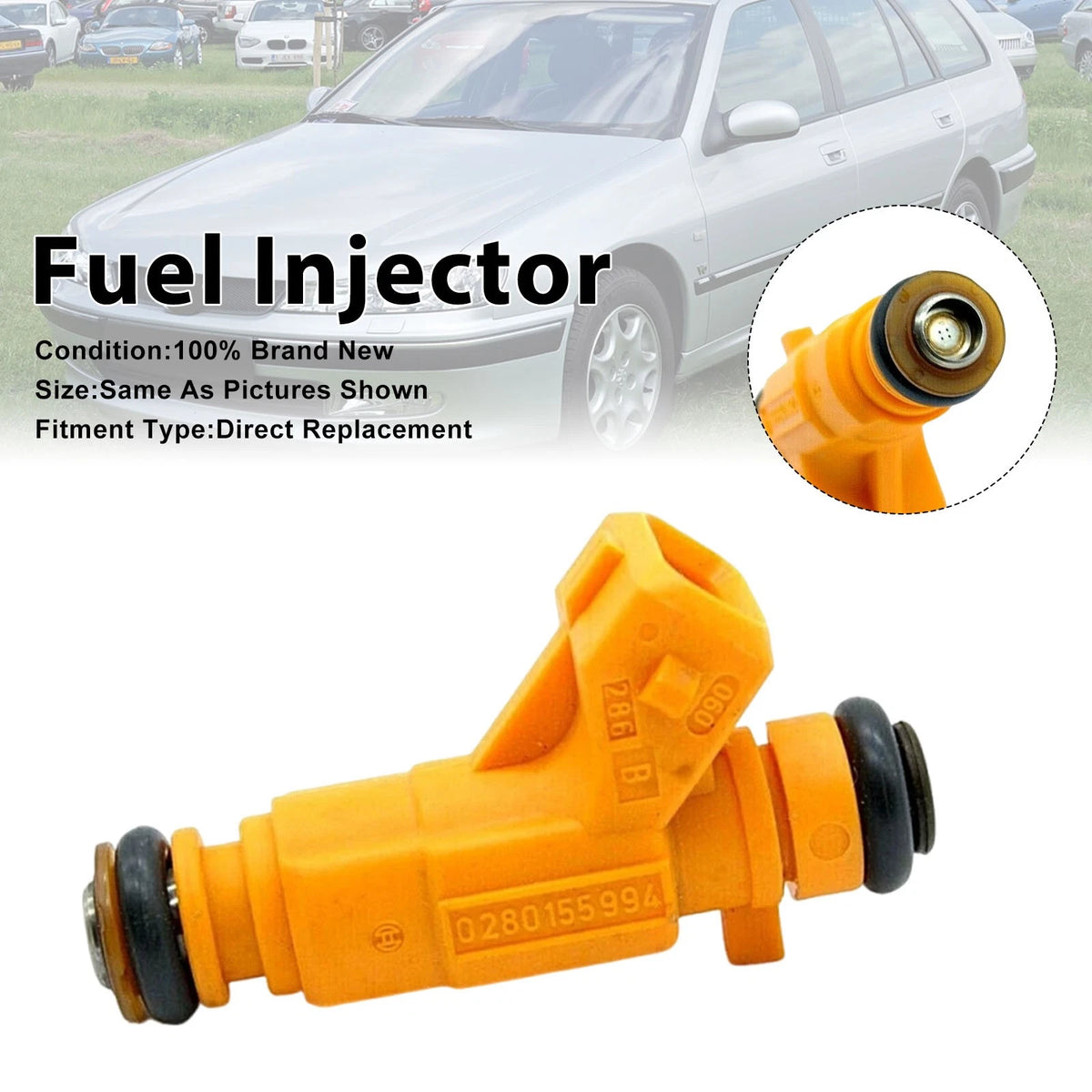 Fuel Injector for Peugeot 607, Renault Clio II (2000–2002) 0280155994