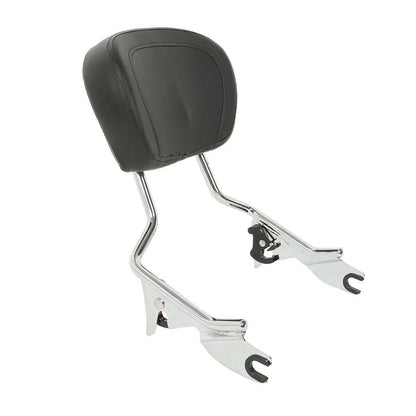 Sissy Bar Backrest Luggage Rack Docking Kit for Harley Touring (2009–2013) Chrome