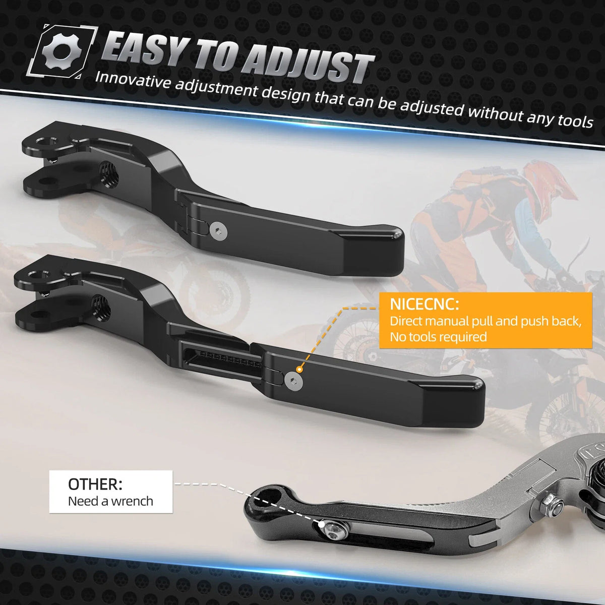 CNC Aluminum Clutch Lever for KTM 890 Adventure (2021–2023)