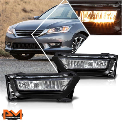 Clear Lens Fog Lights for Honda Accord Sedan (2013–2015)