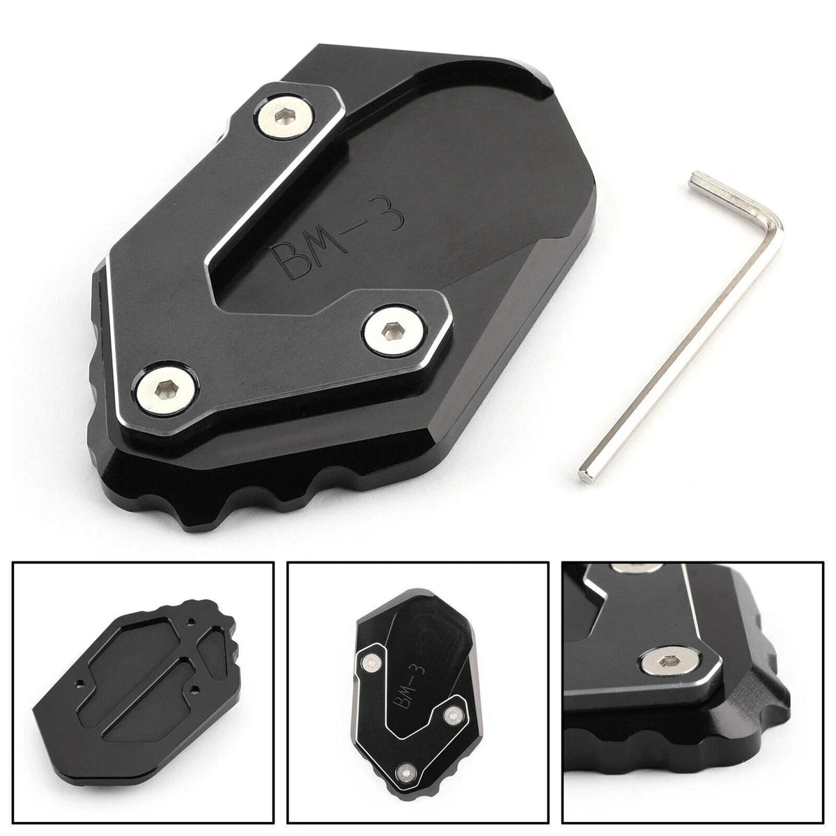 CNC Kickstand Side Stand Plate Extension Pad for BMW R1200 GS LC (2017–2018)