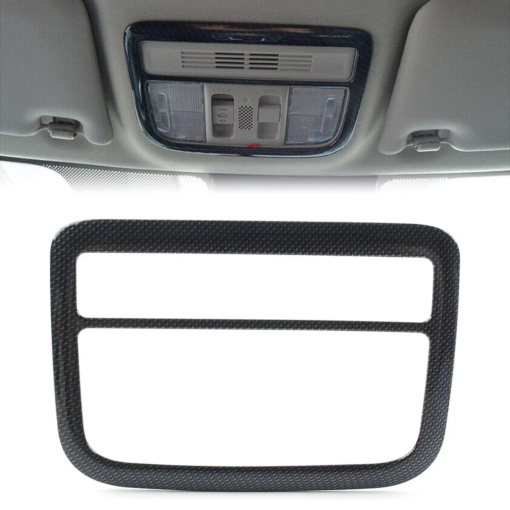 Front Reading Light Lamp Frame Cover Trim for Honda Civic (2016–2020) Carbon Fiber
